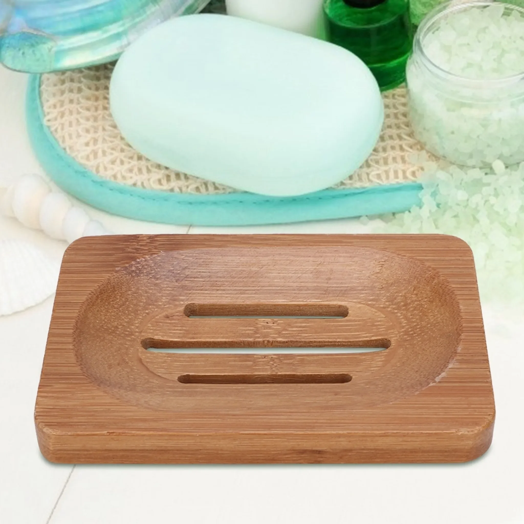 Bambus Seifenhalter & Spender – Badezimmer & Küche